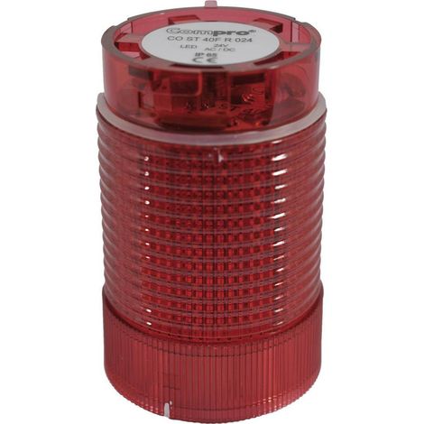 Elément de colonne de signalisation ComPro CO ST 40 RL 024 4F 24 V AC/DC lumière permanente, flash, gyrophare N/A IP65 1 pc(s) S63264 (1/3)