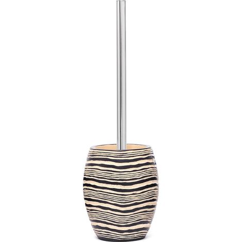 Optima Soreta Brosse de toilette sur pied en polyrésine, Marron (SOR37)