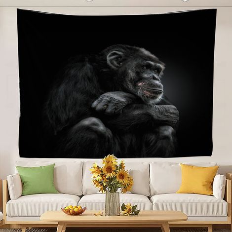 Tapisserie murale amusante et tendance pour la chambre d'enfant 150x130cm (1/5)