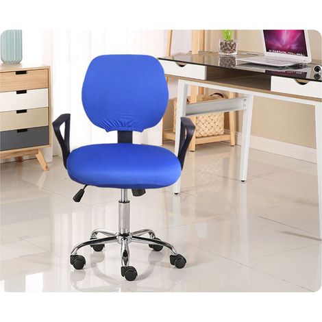 Lot de 2 housses de protection universelles extensibles pour dossier de chaise de bureau/ordinateur, compatibles avec les chaises de dessinateur pivotantes. (1/5)