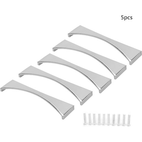 Set mit 5 modernen Griffen für Schubladen und Schranktüren (Möbelbeschläge) (1/4)