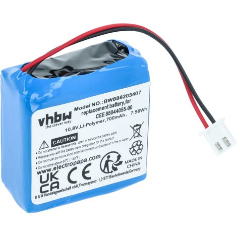 vhbw Akku kompatibel mit CCE 1700 Neo, 1800 Neo, 1900 Neo, CEE10, CEE20 Geldscheinprüfer Geldscheinprüfgerät (700mAh, 10,8V, Li-Ion)