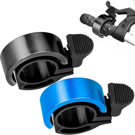 2 Pcs Sonnette de Vélo, 22.2 mm Sonnette Invisible en Alliage d'aluminium avec Son Clair 75-90 DB Accessoire de Vélo pour Vélo Enfant Adulte (1/5)