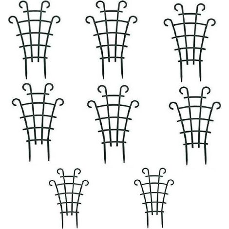 lot De 8 Treillis Pour Plantes Grimpantes - Mini Support Superpos Pour Pot De Fleurs - Tuteurs Pour Plantes Grimpantes (1/5)