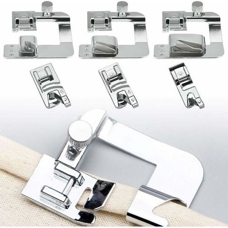 Nähmaschinenzubehör: Saumfuß 4/8" (13 mm), 6/8" (19 mm), 8/8" (25 mm) (1/5)