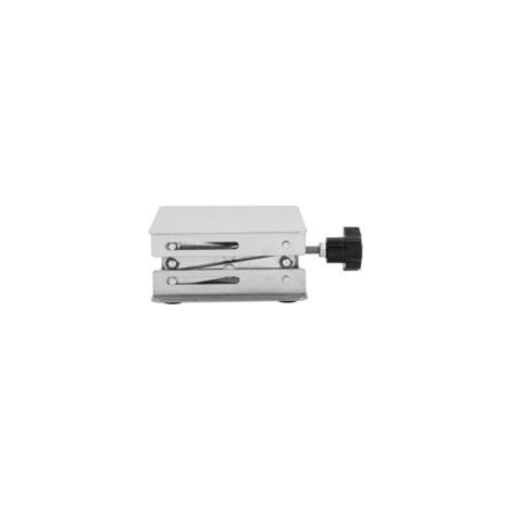 QORVA- Plate-forme élévatrice en acier inoxydable, support de levage de laboratoire, support à ciseaux 100x100mm
