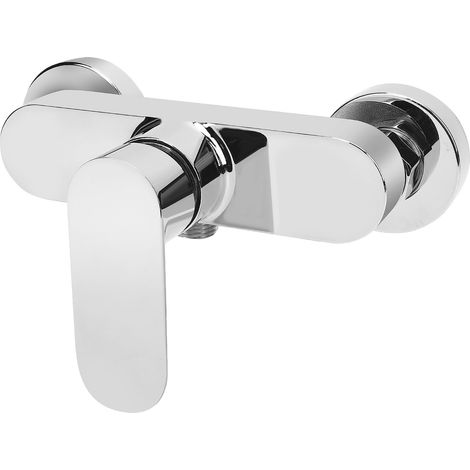 Mitigeur Monocommande Thermostatique, Robinet Douche Mural Filetage G1/2 avec Commande Navette pour Chaud et Froid pour Douche et Baignoire (1/5)