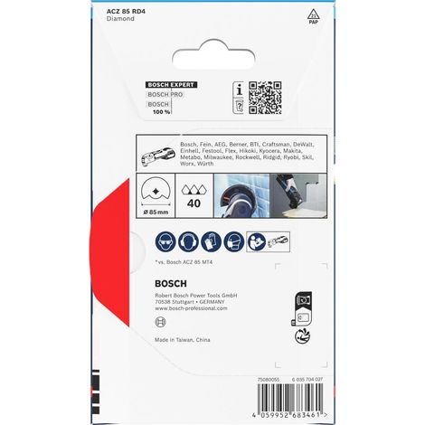 Lama segmentata Bosch Expert ACZ 85 mm Starlock durevole
