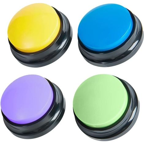Bouton de dressage pour chien, bouton pour chien avec fonction d'enregistrement