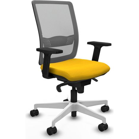 Silla de oficina piqueras y crespo Haches gris malla cómoda (1/2)