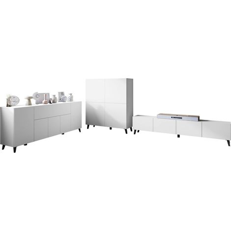 Ensemble de salon Levtive 104, Blanc (1/5)