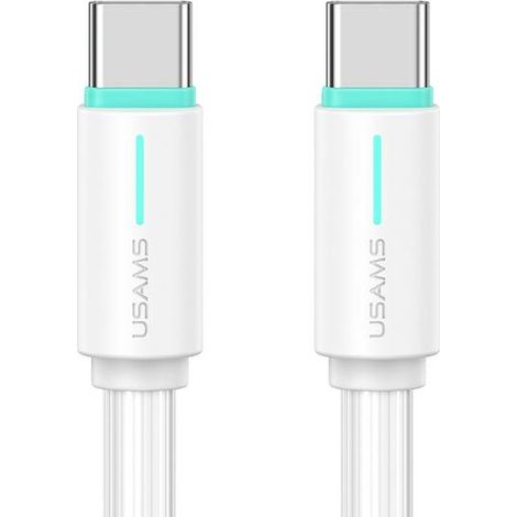 Cavo USB-C/USB-C usams 1m 60W Bianco