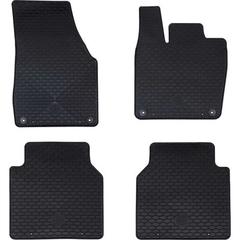 Car Mat 4 pcs Black suitable for VW ID.7 2023- Rubber vidaXL