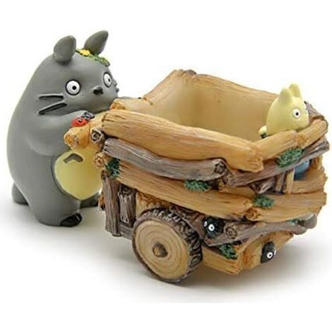 Statue Résine Miyazaki Totoro Statue Mini Pot De Fleur Ornement Fée En Pot Jardin Mousse 1pc (1/5)