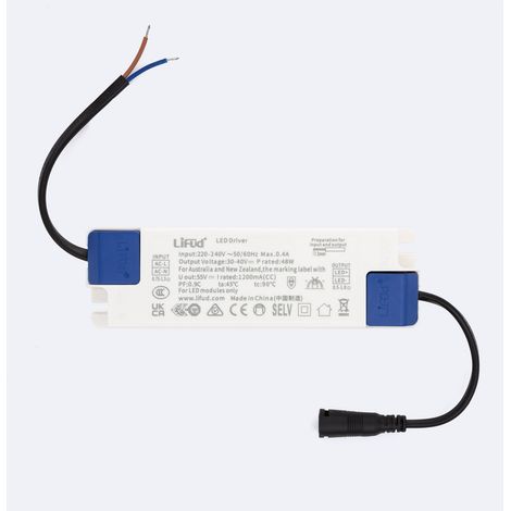 Driver LIFUD 220-240V No Flicker Salida 30-40V 1200mA 48W LF-GIF050YS1200H 48 W