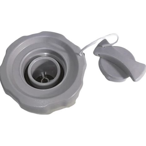 Tappo della valvola dell'aria per vasca idromassaggio gonfiabile, tappo a vite per la valvola di gonfiaggio, grigio chiaro, plastica, 5,593,81 cm (1/5)