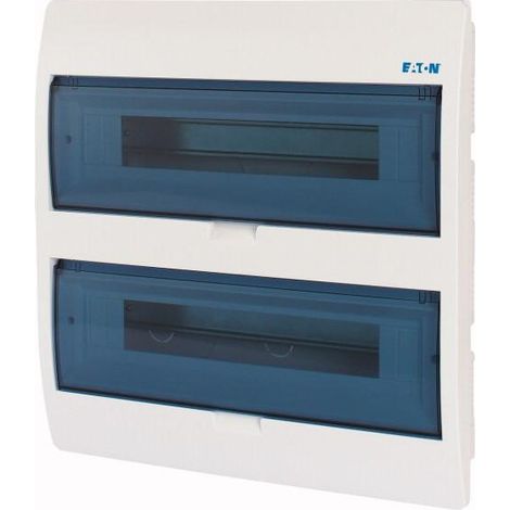 Coffret encastré IP40 2 rangées 36 mod porte transparente 000280357 EATON BC-U-2/36-ECO (1/3)