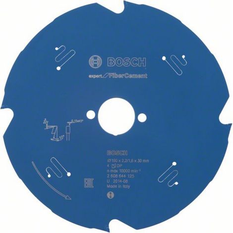 Bosch Accessories Expert for Fiber Cement 2608644125 Kreissägeblatt 190 x 30 x 1.6 mm Zähneanzahl: 4