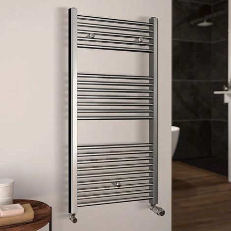 Termoarredo scaldasalviette 600x1120 cromo con interasse 55 cm (1/4)