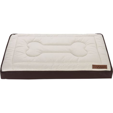 Orthopädische Hundebettmatratze Welsti beige bone XL 130x90 rutschfest