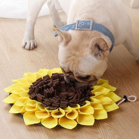 Tapis de Fouille Chien Encourage Compétences Naturelles de Recherche, Gamelle Anti Glouton Chien, Jeux Intelligence Chien, Jouet Chien Interactif Educatif pour Petit Gros Chien (1/5)