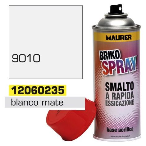 Sprühfarbe Mattweiß 400 ml.