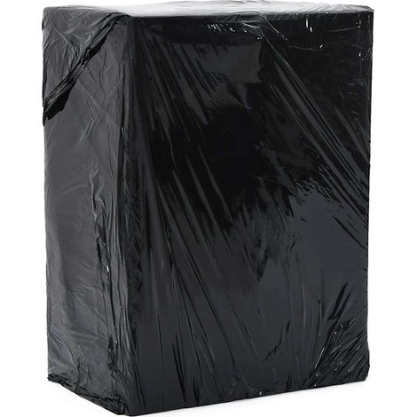 Stretchfolie 2 Stk. Schwarz 30 μm 50 cm x 150 m