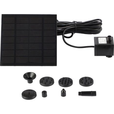 Solcells dammpump fontänpump solcells pompe trädgårdsfontän vattenfunktion fontän (1/5)