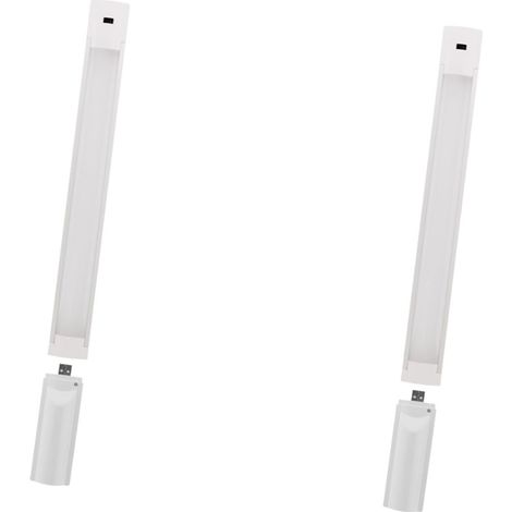 2 réglettes LED rechargeables USB + capteur 201W - Zenitech