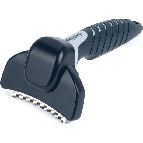 Brosse de toilettage pour chiens et chats pour enlever le sous-poil - Brosse pour chien ou chat en acier inoxydable (1/4)