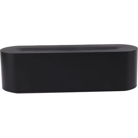 Diffuseur de flamme 7 couleurs USB portable, pratique et simple d'utilisation, humidificateur d'air effet feu pour chambre, bureau, noir (1/5)