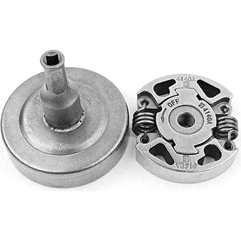 Jeu de tambour d'embrayage et kit de débrayage pour débroussailleuses, compatible Stihl FS55 KM56 FS38 FS45 FS46 FS40 FS50 FS56 FC70, réf. 4144 160 2904 (1/3)