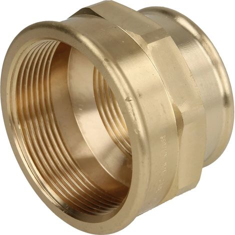 Viega manicotto di riduzione, Rp1 2, Rp2 11/2 bronzo rosso o bronzo al silicio Modello 3240, 267544