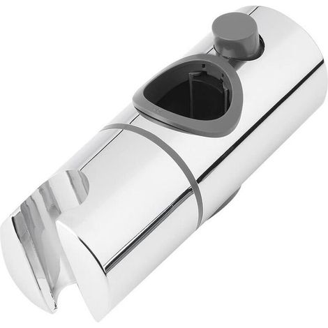 Shower Holder, 22mm Adjustable Diameter, Chrome + ABS Design Shower Head Holder, Easy Installation, Suitable for Shower Bar (1/5)