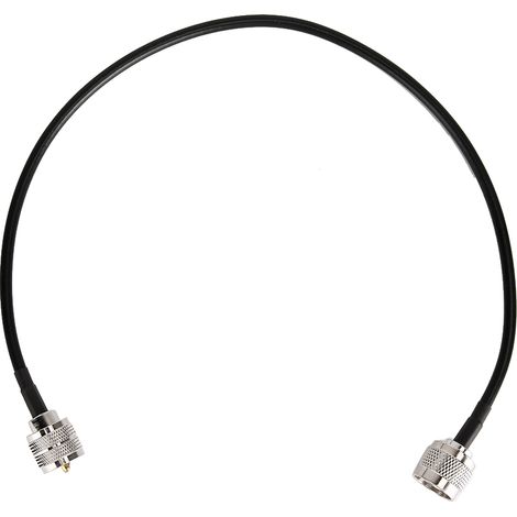 Câble adaptateur coaxial 50 Ohm faible perte N mâle vers UHF PL259 mâle 50cm 19,7 pouces (1/5)