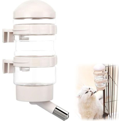 Fontaine à eau pour chien, anti-goutte, en ABS, sans BPA, 473 ml, pour petits animaux (1/5)