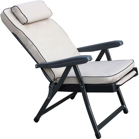 HARPER - poltrona sdraio relax reclinabile con poggiapiedi scorrevole (1/4)