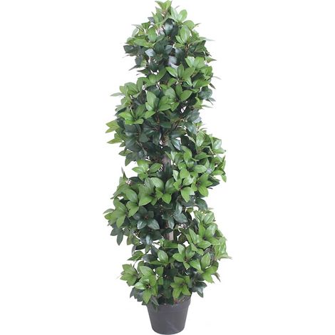 vidaXL Plante artificielle avec pot Laurier Vert 120 cm (1/2)