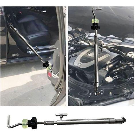 Tige de support efficace pour redresser les bosses lors de la restauration de carrosserie automobile. Facile à utiliser en garage. (1/4)