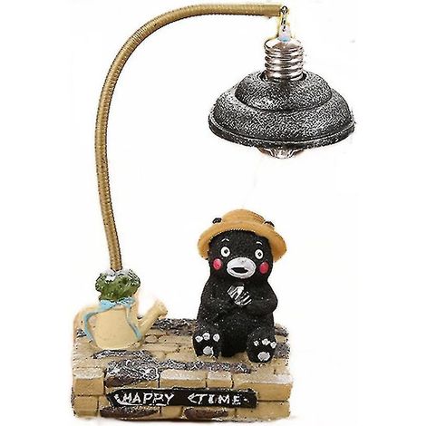 Veilleuse décorative pour chambre à coucher avec l'ours Kumamoto (dessin animé)