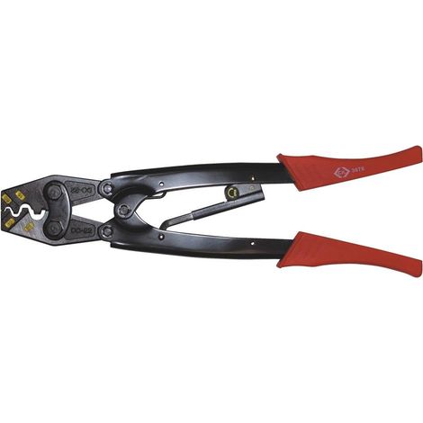 C.K T3676 Pince à sertir pour connecteurs de câbles non-isolés 6 à 25 mm² C50778 (1/2)