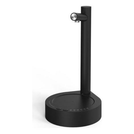 Distributeur d'eau rechargeable, pompe à eau électrique, distributeur d'eau automatique de table de type seau avec tuyau de 120 cm, noir (1/5)