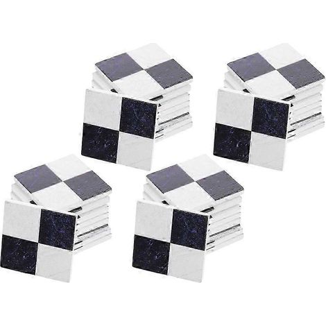 Ces carreaux de sol miniatures réalistes, en bois et disponibles en 36 couleurs différentes, sont des matériaux décoratifs idéaux. (1/5)