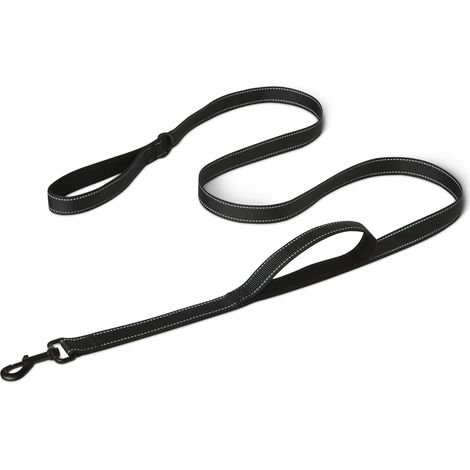 Correa para perros con asas dobles acolchadas y anilla en D, 1,8 m (1/5)