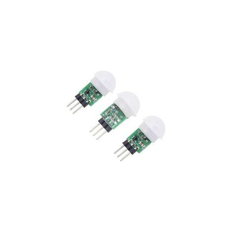 AM312 Mini-Infrarot-PIR-Sensormodul, pyroelektrischer IR-Bewegungsmelder für automatische Alarm- und Beleuchtungssteuerung (1/4)