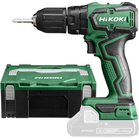 Perceuse-Visseuse à percussion 18V HIKOKI DV18DDW2Z 55 Nm en coffret HSC II - Machine nue