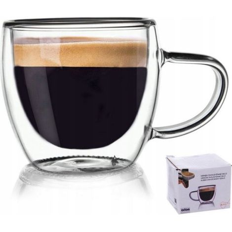 Verre À Expresso - Double Paroi - 100 ml - Thermorésistant - Pour Café Expresso - Lot De 1