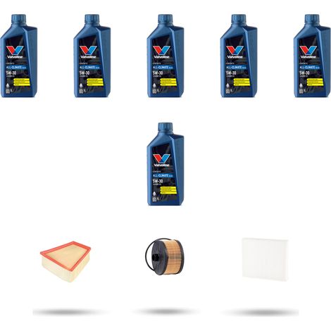 Kit tagliando 3 FILTRI e 6L OLIO compatibile con Renault Megane IV 1.3 Tce 103kw dal 2018 (1/5)