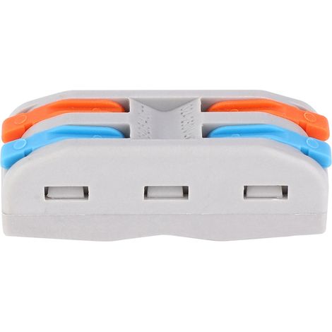 Lot de 28 connecteurs rapides de fils PCT-2-2 de calibre 11 à 28 AWG pour fournitures électriques industrielles (1/5)