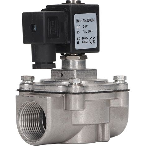 Électrovanne à impulsion électromagnétique 30.29mm, 2 voies, solénoïde DC24V (1/5)